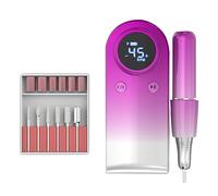 Eighosee Trapano Elettrico per Unghie In Gel Acrilico per Unghie Manicure Pedicure Lucidatura Strumenti per la Casa Salone Uso Multifunzionale Facile Installazione B