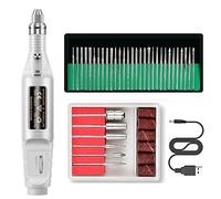 Eighosee Trapano per Unghie Elettrico Fresa per Unghie Macchina per Unghie per Unghie e Kit di Trapano per Unghie nel Acrilico Trapano per Smalto per Unghie nel Gel,Bianca