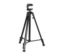 Eighosee Treppiede per fotocamera da 140 cm, leggero, per live streaming, con supporto per telefono e , carico 3 kg