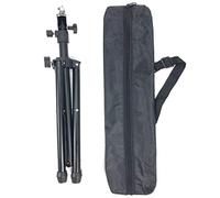 Eighosee Treppiede regolabile in metallo da 20,3 cm, supporto per batteria, supporto per percussioni, accessorio nero