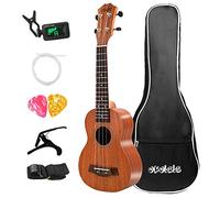 Eighosee Ukulele Soprano Sapele Uke 21 Pollici 21 Pollici Mini Chitarra Hawaii Kit Completo Ukulele Chitarra per Principianti Bambini