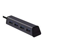 Eighosee Usb3.0Hub Splitter ad alta velocità Splitter USB a quattro porte Interfaccia di tipo C/Usb Plug and Play Supporto trasmissione ad alta velocità Otg Nero