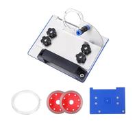 Eighosee Utensile per Smussatura Piastrelle A 45 Gradi, Supporto per Smerigliatrice Angolare, per Smerigliatrici Angolari Tipo 100, Utensile da Taglio Regolabile, Smerigliatrice