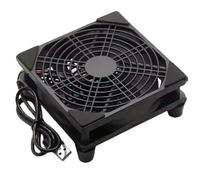 Eighosee Ventola di Raffreddamento da 120 mm Router Fai -da -da -da -Te Box Radiatore TV Wireless TV Silenzioso DC 5v USB Potenza 12 cm con Net di Protezione