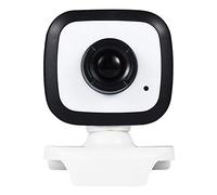 Eighosee Videocamera per computer, USB 2.0 Free Drive Desktop Notebook Video con microfono Microfono Live Webcam (bianco)