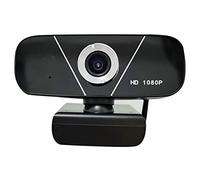 Eighosee Webcam HD 1080P con microfono integrato per riduzione del rumore, fotocamera USB widescreen per PC/laptop/desktop