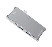 Eighosee YC204 Lega di Alluminio Tipo-C Hub USB 3.0 HUB Tipo-C 4K Video Uscita HD Lettore di Schede TF Adattatore Hub Usb-C per