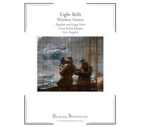 Eight Bells Cross Stitch Pattern - Winslow Homer - Regular Size Edition: Regular and Large Print Cross Stitch Pattern