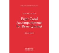 Eight Carol Accompaniments for Brass a 5: Set of parts-Willcocks, David-Spartito