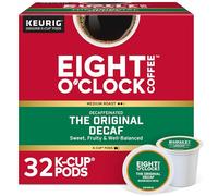 Eight O'Clock Coffee The Original Decaf, cialde Keurig K-Cup monodose, cialde di caffè tostato medio, 32 pezzi