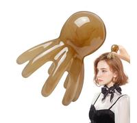 Eight-Prong Head Comb, Portable Scalp Massager, 2.95x2.36in Tentacle Scratcher Tool, Relaxing Design, Lightweight Ergonomic Handle for Head Scalps Facial Stress Use