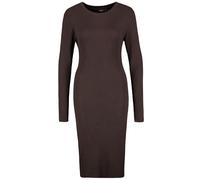 Eight2Nine Donna Abito Maglia Manica Lunga Coste Aderente Elegante