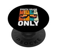 Eighth 8th Grade Students Vintage Vibes Only Back To School PopSockets PopGrip Adesivo