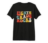 Eighth Grade Rocks Back to School Teacher Boy Kids 8th Grade Maglietta Premium