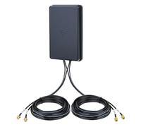 Eightwood 4G LTE & Dual WiFi 6E MIMO Antenna combinata 2X SMA + 2X RP-SMA connettore IP65 grado industriale 600-6000MHz per 4G LTE/3G WiFi 6E Router Bluetooth Zigbee IoT