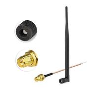 Eightwood 868mhz Antenna NFC RFID Tilt-And-Tilt Connettore RP-SMA Maschio + RP-SMA Femmina Pigtail Cavo RG178 15cm 6inch per gsm Wireless WiFi Omologazione CCU3 CCU2 CC1101