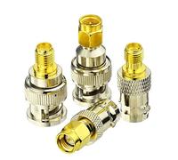 Eightwood Adattatore SMA Kit Antenna da SMA a BNC Adattatore 4 tipo per palmare Radio PC Lan USB Raspberry Pi TYT Icom Antenna Wi-Fi