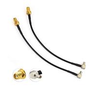 Eightwood Antenna 4G LTE Adattatore SMA a TS9 Spina ad Angolo Retto Pigtail RG174 Cavo 15 cm Cavo SMA Femmina TS9 Maschio 2 Pezzi per 2G 3G 4G LTE Mobile Broadband UMTS Antenna