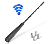 Eightwood Antenna Auto FM/AM Antenna universale autoradio 27,5 cm con adattatore da 4,5,6 mm Potente ricezione FM/AM