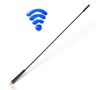 Eightwood Antenna auto FM DAB Antenna tetto auto Antenna autoradio universale 41CM con ricezione FM/AM/DAB Potente antenna per auto amplificata