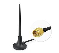 Eightwood Antenna Esterna 4g SMA Maschio Adattatore LTE Esterna Wireless 3.5dbi Magnetico GPS gsm Antenna SMA con Cavo 300CM 9.8ft Compatibile per 3G 4G WiFi Router gsm UMTS Huawei ZTE MF60 MF821D