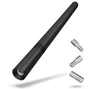 Eightwood Antenna FM DAB Corta 14.2cm per Auto sul Tetto Universale - Radio con Forte Funzione di Ricezione FM/DAB