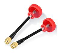 Eightwood Antenna FPV da 5,8 GHz, confezione da 2, antenna RP-SMA a pagoda RHCP a lungo raggio per drone FPV Quadcopeter TX/RX