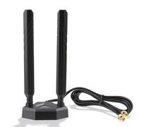 Eightwood Antenna per scheda madre da gioco WiFi 7 WiFi 6E con base magnetica compatibile con ASUS ROG Strix X870E-E/B850-I, TUF Gaming B850-PLUS/X870-PLUS, ProArt X870E-CREATOR, ROG Crosshair X870E
