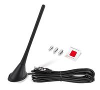 Eightwood Antenna radio FM AM Antenna autoradio DIN per auto Cavo di prolunga da 500 cm per autoradio camion SUV Radio digitale Sintonizzatore FM