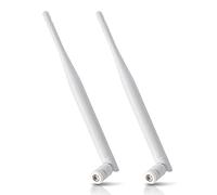 Eightwood Antenna WiFi 2.4G/5.8G Dual Band (2PCS) 6dBi RPSMA Antenna Telecamera di Sicurezza per Wireless AV Video Audio Ricevitore Extender Router di Rete Gateway IoT WiFi AP Hotspot Modem