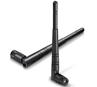 Eightwood Antenna WiFi 2.4GHz 5dBi Adattatore RP SMA 2 Pezzi Corta per Scheda WiFi Router