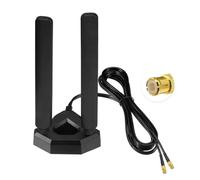 Eightwood Antenna WiFi 7 per scheda madre MSI Gaming Tri-Band MSI EZ | Compatibile con MAG B850 Tomahawk, MAG X870/X870E Tomahawk, MPG X870E Carbon, X870E Gaming Plus, base magnetica, cavo da 2 m