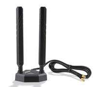 Eightwood Antenna WiFi 7 per scheda madre MSI, sostituzione antenna MSI EZ | Antenne Tri-Band per MSI MAG B850 Tomahawk, MAG X870/X870E Tomahawk, MPG X870E Carbon, 6GHz 5GHz 2.4GHz, Base Magnetica