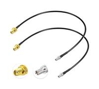Eightwood cavo Adattatore SMA Femmina a TS9 Maschio 2 pezzi 30 cm 11.8 pollici RG174 per Hsdpa Huawei 2G 3G 4G LTE Antenna UMTS Mobile Broadband