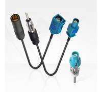 Eightwood Cavo antenna autoradio Fakra Z maschio su DIN maschio Fakra Z femmina su DIN femmina cavo adattatore universale veicolo convertitore Connect Auto Audio Head Unit radio