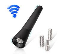 Eightwood Corta Antenna Radio Auto 6.5cm con forte funzione di ricezione FM/AM/DAB