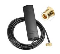 Eightwood DAB+ Antenna Auto FM AM Radio Parabrezza Patch Antenna Autoradio 17dbi + 3M Cavo SMB Connettore per Pioneer Alpine Clarion Digital Radio FM Tuner Kenwood