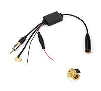 Eightwood DAB+ Antenna dab auto Splitter Cavo Antenna Amplificatore Segnale AM/FM Adattatore SMB DIN per autoradio Blaupunkt TechniSat Pioneer Sony Kenwood Alpine