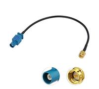 Eightwood DAB Antenna Fakra SMA cavo Fakra "Z" maschio a SMA maschio cavo a spirale RG174 8 pollici 20 cm compatibile per antenna GPS DAB autoradio antenna aerea Jaguar