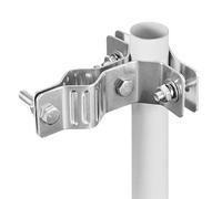 Eightwood Supporto per antenna a doppio foro a forma di T, supporto per antenna, in acciaio inossidabile, per antenna wireless per esterni