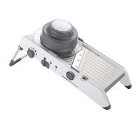 Eighty Affettatrice a mandolina regolabile - 18 tipi di verdure - Taglierina professionale per verdure - Taglierina manuale in acciaio inox - Affettatrice multifunzione per julienne - Grattugia per