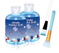 EIGTWEN Conservatore di colla per puzzle, 300 ml, adatto per puzzle per adulti, 2000, conserva la bellezza eterna del puzzle, è un accessorio indispensabile per puzzle (2 pezzi)