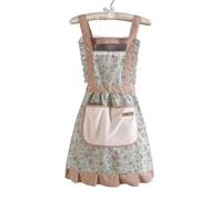 EIH Grembiule Cucina Donna,Grembiule da Cucina con Tasche Grandi, Grembiule Bar,Grembiule da Lavoro Donna,Grembiule Maestra,Kit Giardinaggio,Regolabile,per Barbecue,Cucinare,Giardinaggio,Artigianato