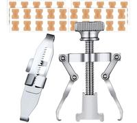 EIH1 1 Set Strumenti Per Unghie Incarnite Piedi,Unghia Incarnita Alluce, Fibbia Per Correzione Delle Unghie Dei Piedi Incarnite,Con Allineatori+40 Adesivi per Unghie Senza Colla