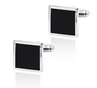 EIH1 2 Pezzi Gemelli Camicia Uomo, Gemelli Uomo, Gemelli da Uomo Gemelli da Polso Uomo Coppia di Gemelli Classici in Argento