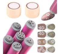 EIH1 8 Stück Nagelkunst-Stempel-Stift-Set DIY-Nagelkunst-Stempelstift Nagelkunst-Stempelstift Nagelkunst-Stempel-Set für Mädchen und Frauen Nagel-Graffiti-Nagelkunst