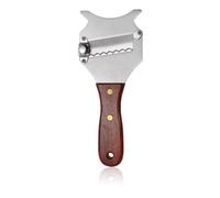 EIHI 1 Pezzi Affetta Tartufo, Affettatrice Professionale per Tartufo, Regolabile Affetta Verdure, in Acciaio Inox, Multifunzione, per Burro, Cioccolato, Formaggio, con Manico in Legno