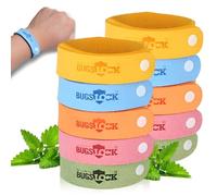 EIHI 10 Pezzi Braccialetto Antizanzare, Braccialetti Antizanzare Bambini, Braccialetti Repellenti per Zanzare, Regolabile Braccialetto Repellente Antizanzare per Bambini e Adulti Interno,B