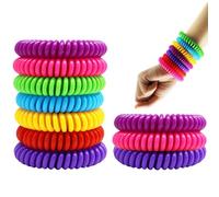 EIHI 10 Pezzi Braccialetto Zanzare, Braccialetti Antizanzare Bambini, Braccialetto Repellente per Zanzare, Regolabile Bracciale Zanzare Per Bambini e Adulti, Uomini e Donne Interno ed Esterno