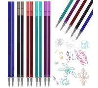 EIHI 10 Ricariche Penne A Sfera Per Le-Gami, Penna Cancellabile Per Le-Gami, Ricariche Penne Per Leg-Ami,Refill Per Le-Gami Penne Cancellabili (5 Colori, A)